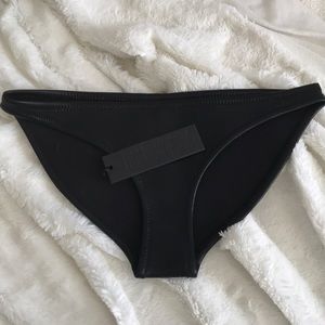 Triangle bikini bottoms leather lush neoprene SM